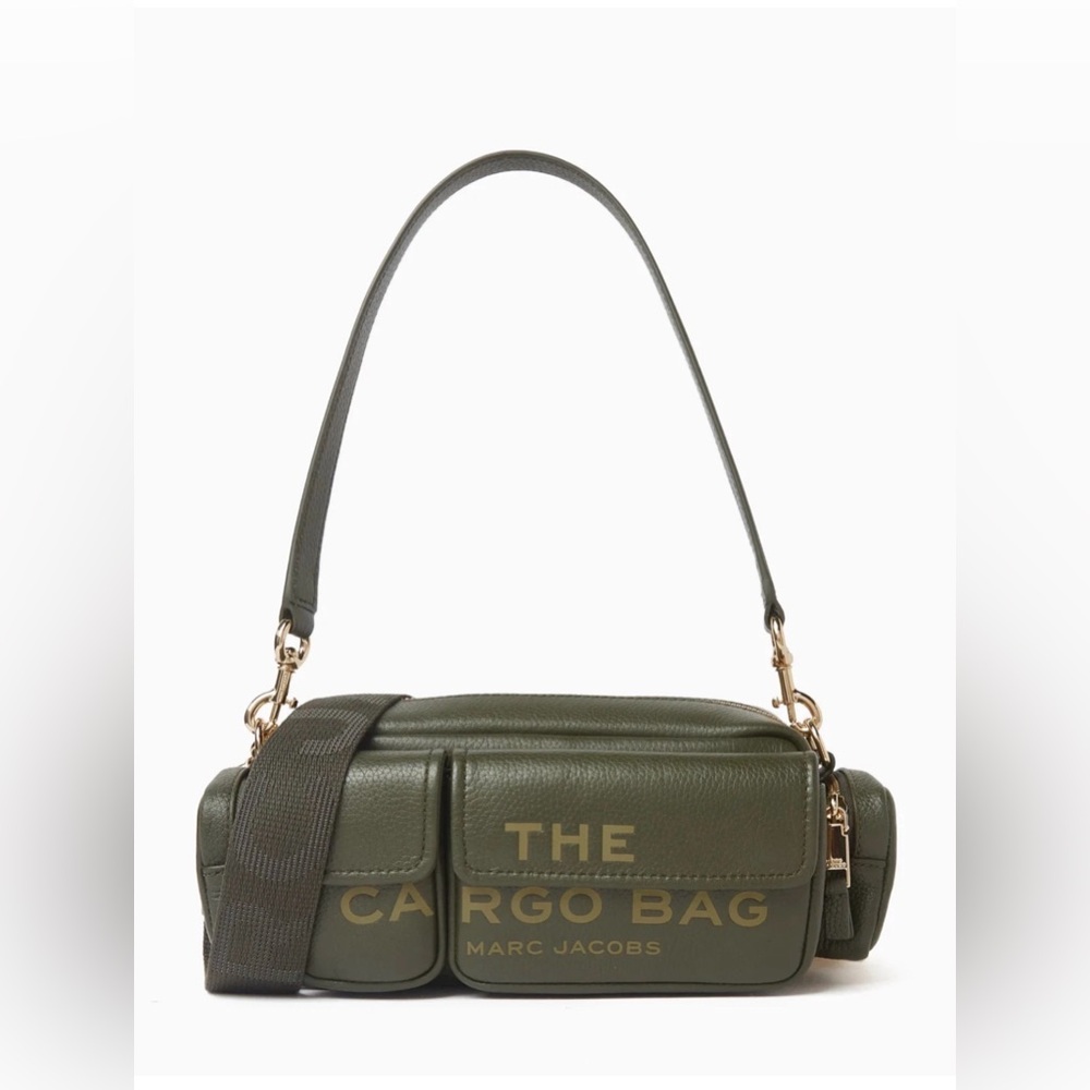 Marc Jacobs The Cargo Leather Shoulder Bag - Forest